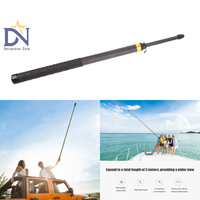 3M Carbon Fiber Invisible Extended Edition Selfie Stick Adjustable Extension Pole For Insta360 Panoramic Camera Action Camera