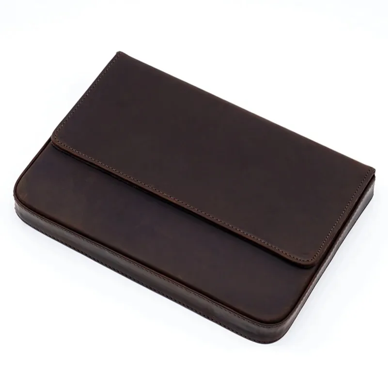 

Ретро-пенал из воловьей кожи на 12 отделений, коробка для канцелярских принадлежностей, с магнитным выдвижным ящиком, органайзер для ручек для студентов