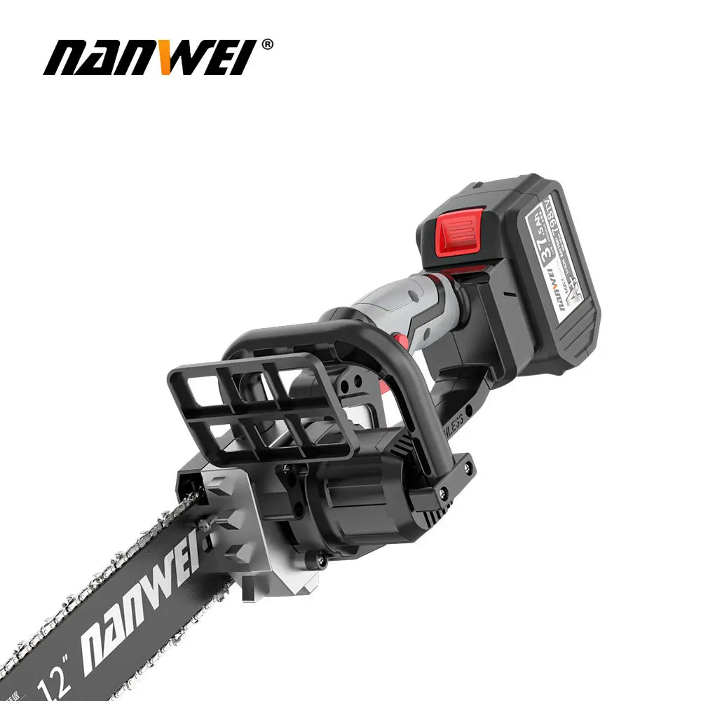 Industrial Electric Chain Saw Handheld Chainsaw Lithium Outdoor Logging Orchard 12 Inch Pruning Chainsaw