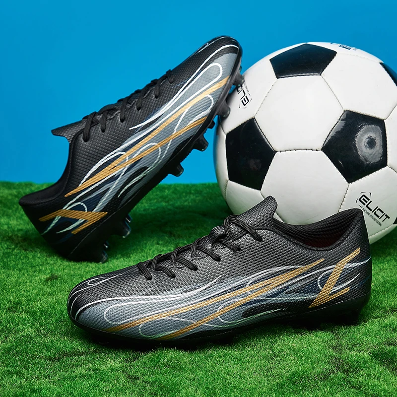 

Mens Long Short Studs Grass Football Cleats Outdoor Training Sneakers