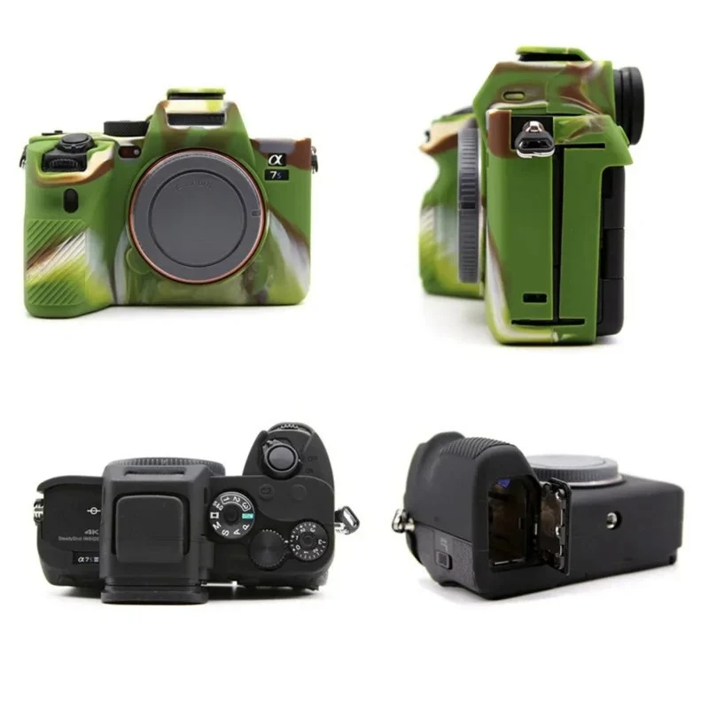 Rubber siliconen case body cover Voor Sony a7siii A7s III ILCE-7SM3 a7s3 camera A7s III protector frame huid