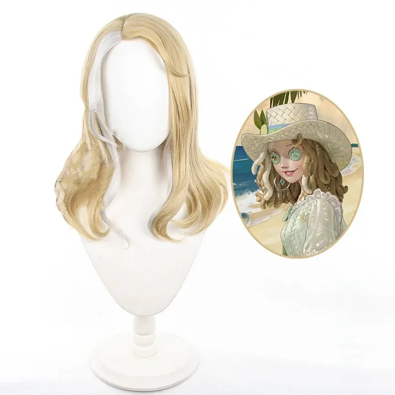 Juego Identity V Demi Bourbon Barmaid disfraz de Cosplay sal marina sintonización especial Bikini Sexy día de verano traje de baño peluca mujer traje de playa