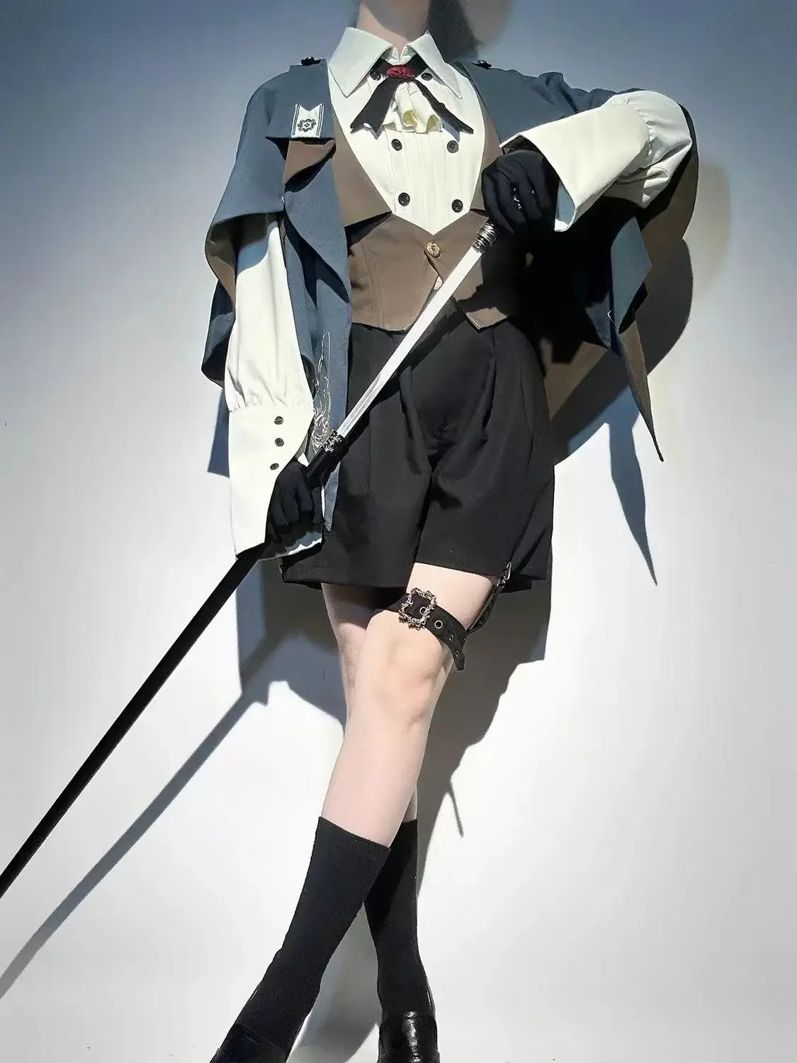 

Cool Young Knight Street Fashion Lolita Little Detective Princess Cosplay Costume Stylish Youthful Sense 2025 New