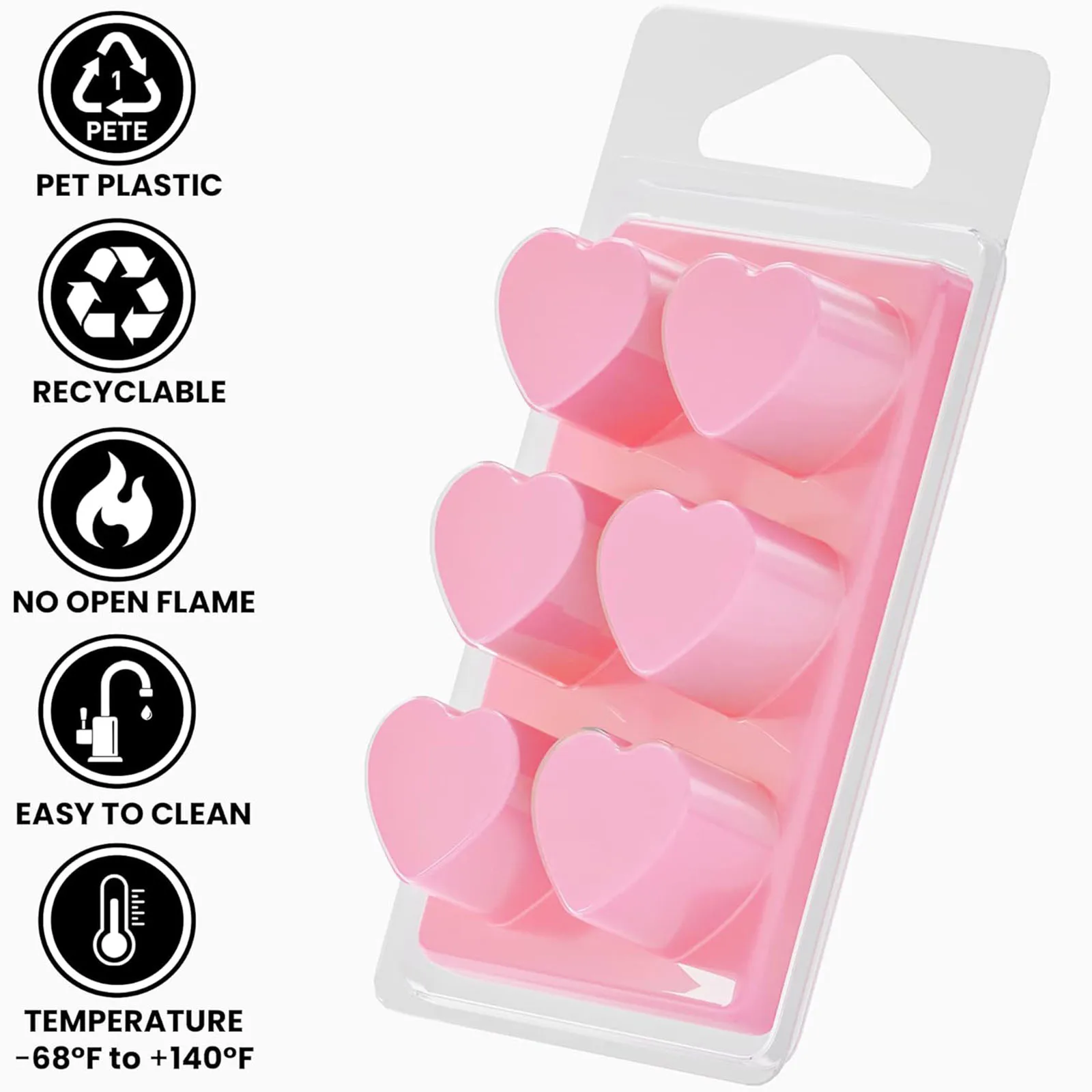 10/20 قطعة من الشموع تذوب قوالب صدفي لتقوم بها بنفسك نموذج صب الشوكولاتة سهل الاستخدام لصنع الشموع لشموع السهام المتحركة