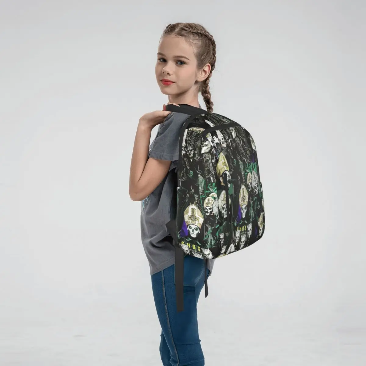 Ghost B.C. BandBackpack Daypack Boys Girls BookBag School Bag Shoulder Bags for Men Women