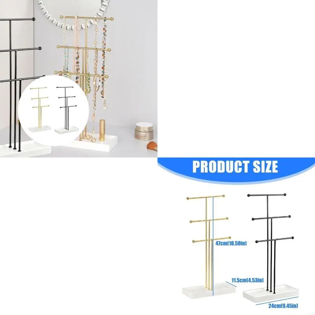 

Stylish Versatile Metal Jewelry Display Stand Sturdy Construction for Showcasing Collections Elegantly