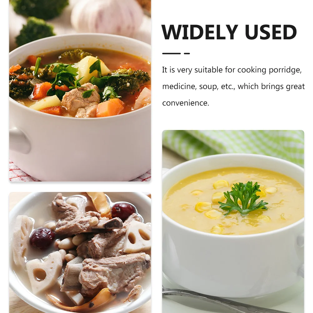 

Large Capacity Ceramic Stew Pot Seasoning Jar Dustproof Spice Holder for Kitchen Salt Pepper Chili Condiments Stew Pot