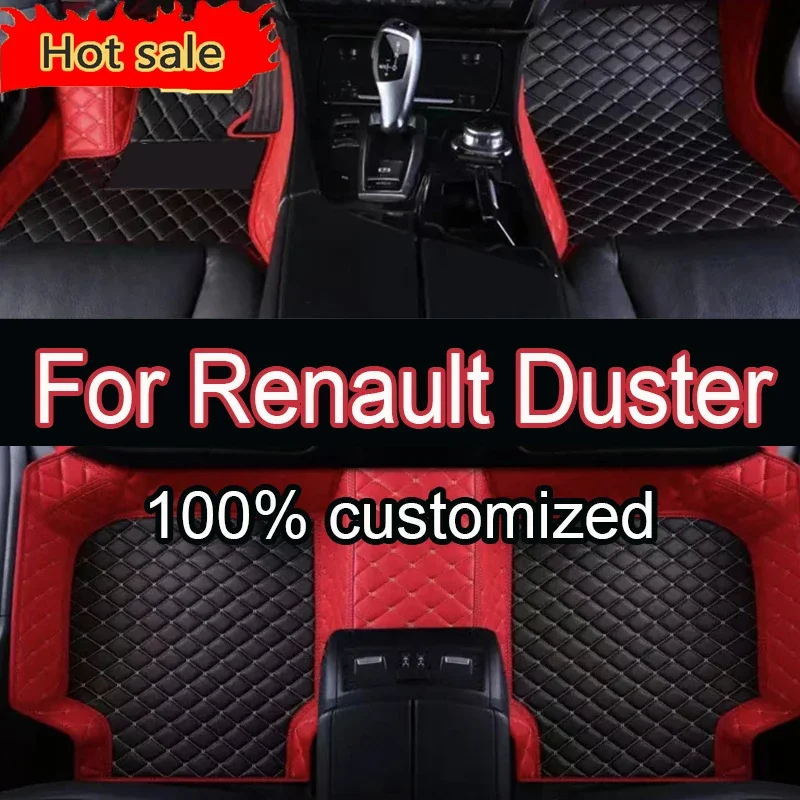 

Thickening Car Floor Mats For Renault Duster 2012~2018 Auto DropShipping Center Auto Interior Accessories Leather Carpets Rugs F