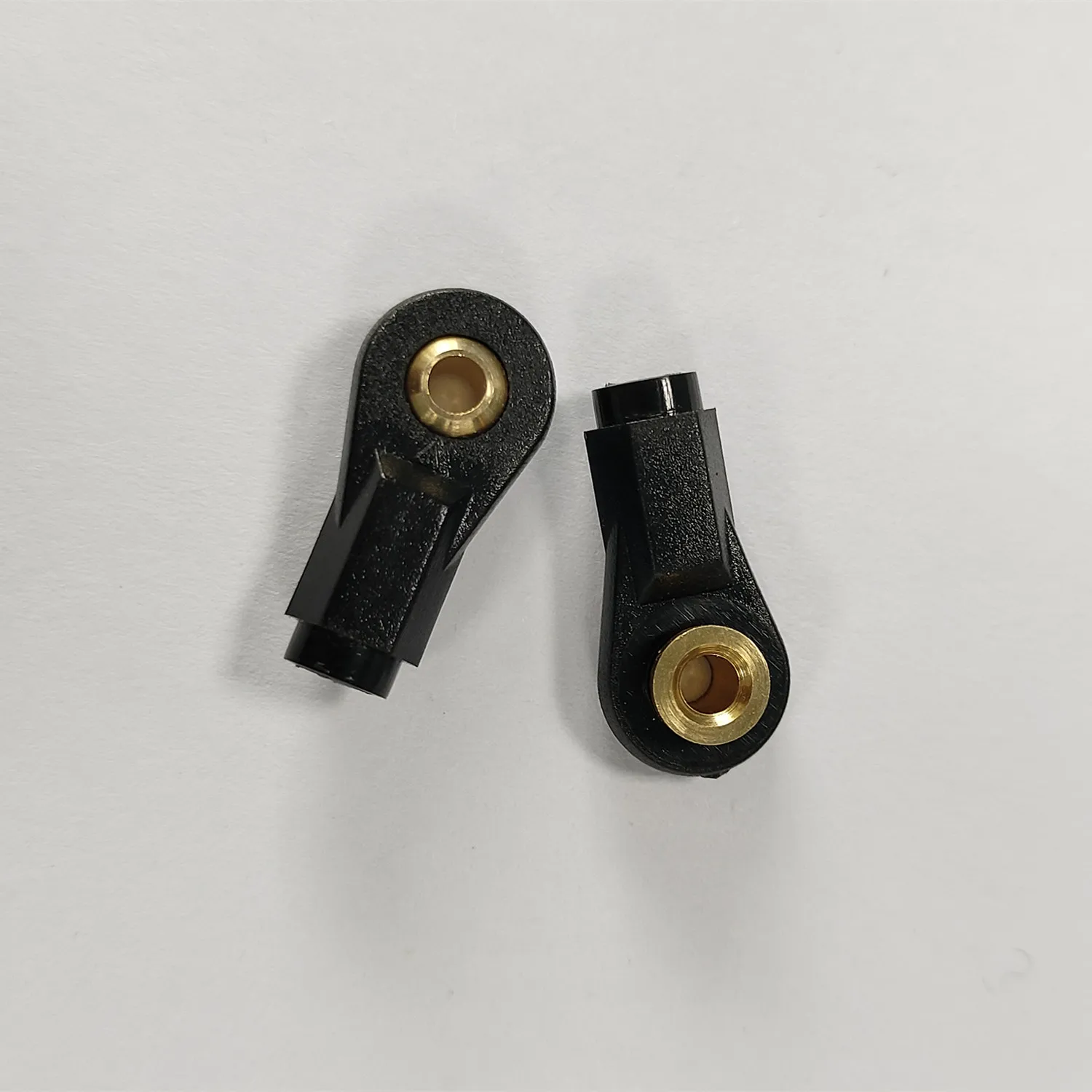 ข้อต่อบอลไนลอนแบบครึ่งวงกลม M3/M4 จำนวน 10 ชิ้น สำหรับรถบังคับ เรือบังคับ เครื่องบินบังคับ อุปกรณ์เสริมแกนเชื่อมต่อเซอร์โว ความแม่นยำสูง ทนทาน