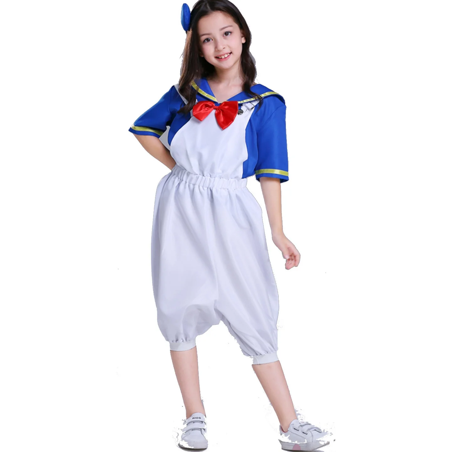 Stroje dla par Donald Du na Halloween, ubrania na występy, kostiumy pasujące dla rodziców i dzieci, przebrania do odgrywania ról, cosplay, męskie, damskie