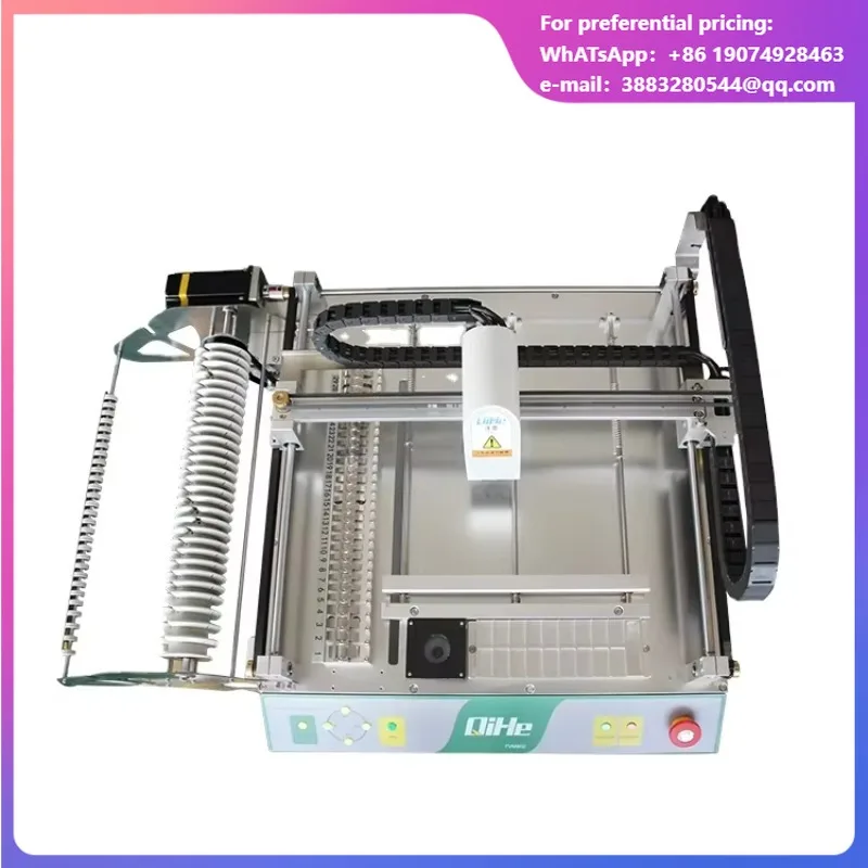 TVM802AX Desktop SMT Mounter Dual CCD Visual Positioning 29 Fidelity Multi-Material Compatible Quiet Brushless Pumps