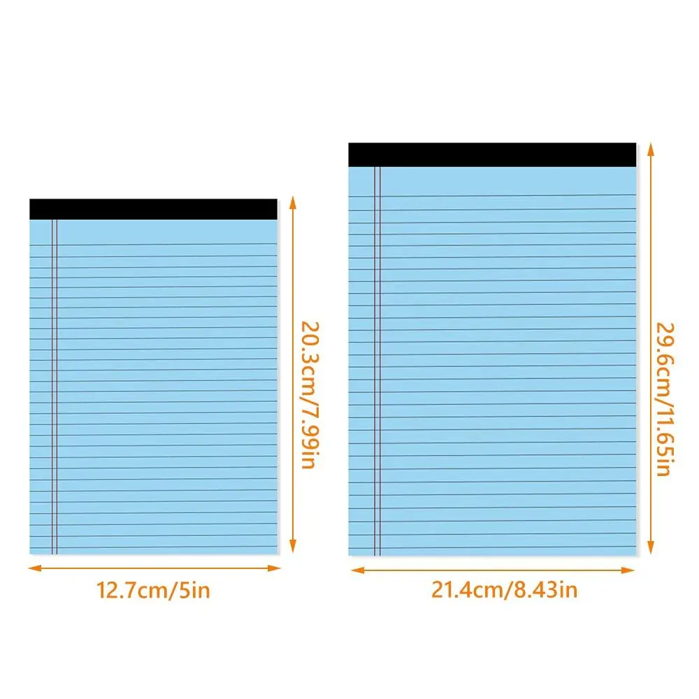 Multi-functional A5/A4 Notebook 50Sheets Tearable Writing Pad Legal Pad Gift