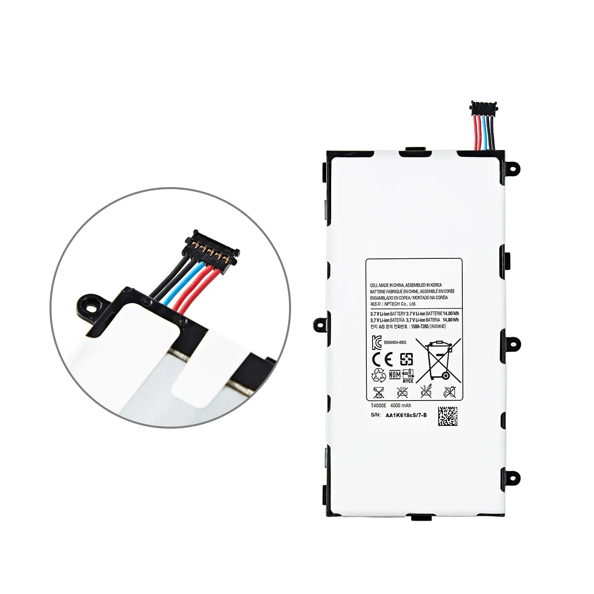Brand New Tablet T4000E Battery 4000mAh For Samsung Galaxy Tab 3 7.0\'\' T211 T210 T215 T217A T210R T2105 P3210 P3200
