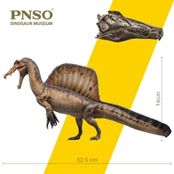 PNSO Dinosaur Museums Series 19 Spinosaurus AYMEN Model Prehistoric Dinosaur Animal Scientific Collection GK Decoration Gift