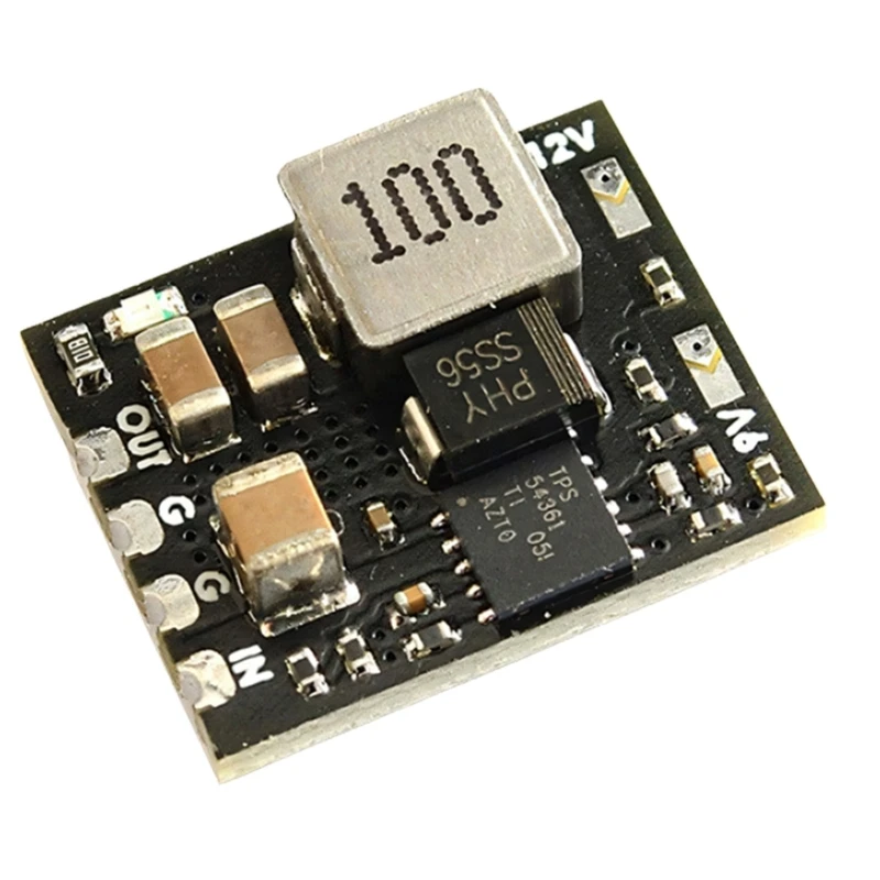 General Electronic Module with 6V to 60V Input, 5V 9V 12V Output Selection and Single Unit Design for Assembly Work and Project