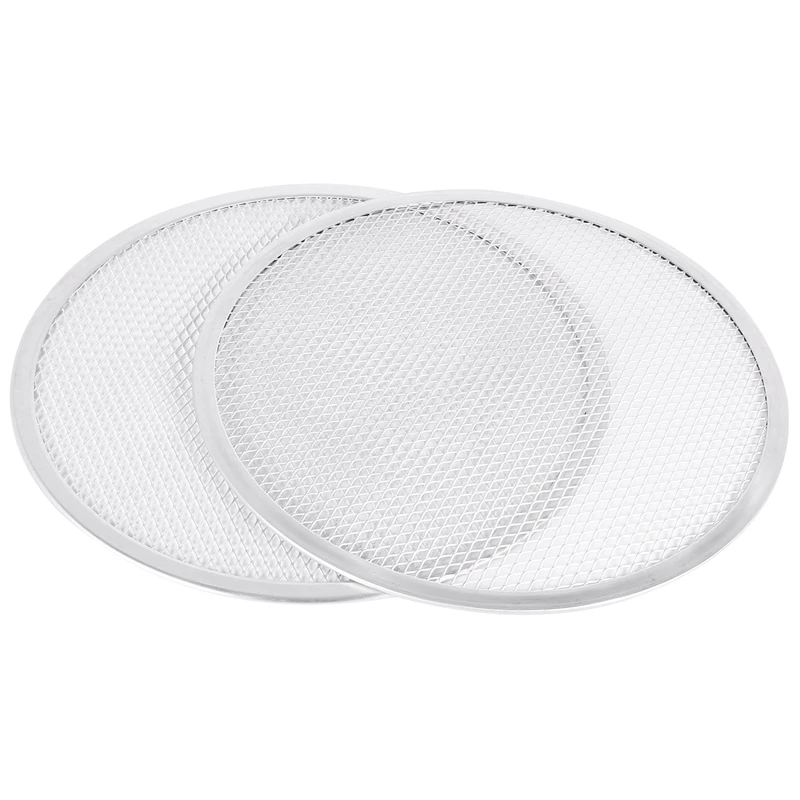 

Pizza Screen, Pizza Pan,Pizza Pan For Oven, Pizza Tray, 12 Inch Seamless-Rim Aluminum Non Stick Pizza Screen (2PCS)