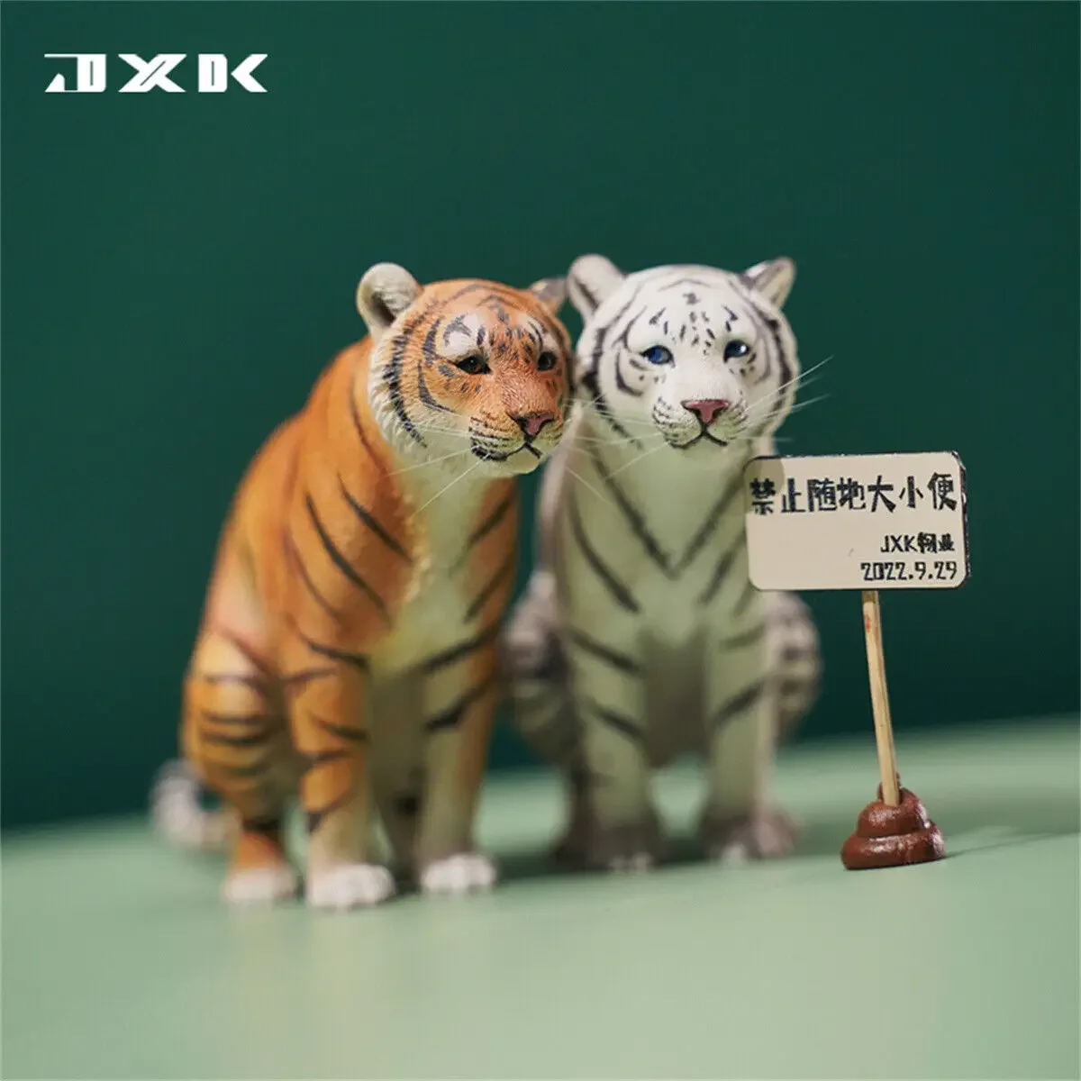 

JXK 1/12 наполовину присборенный Тигр модель животных коллектор украшение солдат аксессуар фотография Реквизит Детский образовательный подарок игрушка