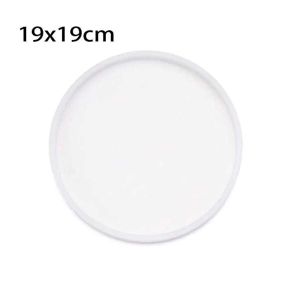 Clay Tool Silicone Fluid Arts Cup Mad Round Epoxy Resin Casting Molds Coaster Mold Jewelry Making Mould - view 3