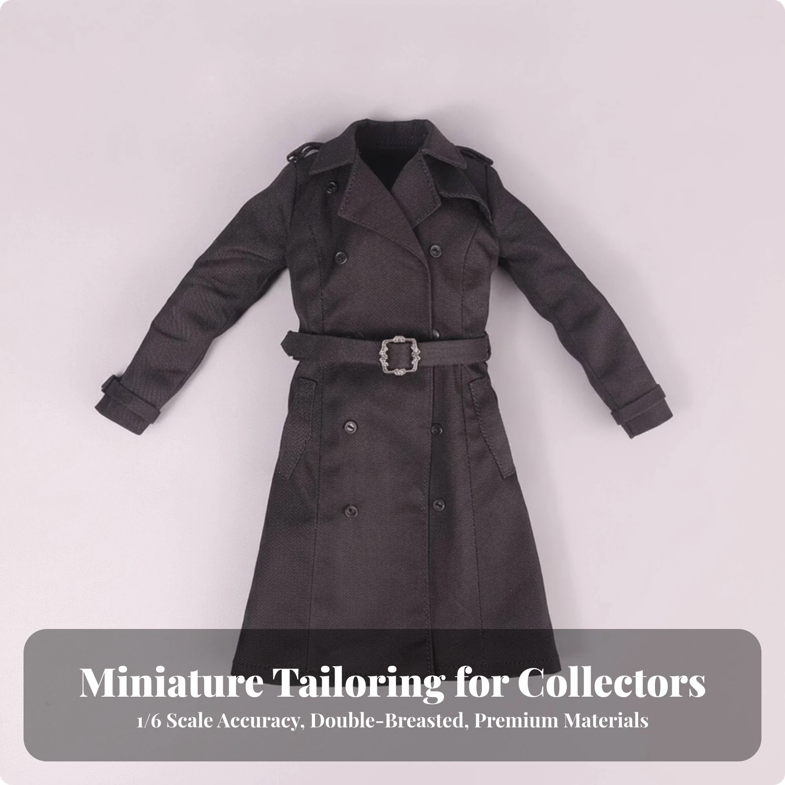 Miniature Raincoat Coat Realistic 1/6 Scale Coat Action Figure Clothes Attractive Clothing Comfortable for Collectors