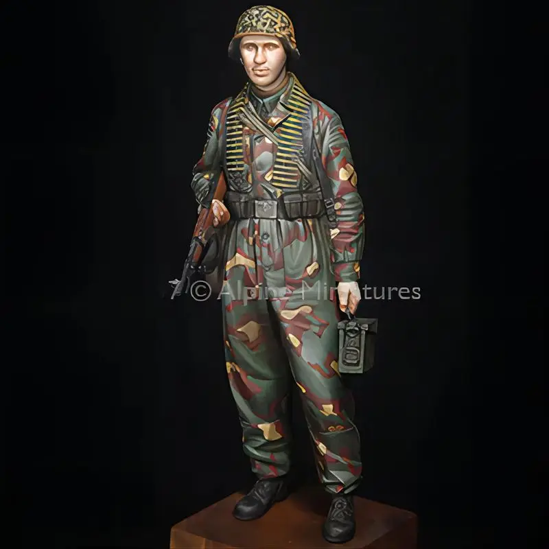Figurine de soldat en résine, modèle de Transport de munitions, Division blindée Gk, modèle blanc fait à la main, non assemblé et non peint, 1/16