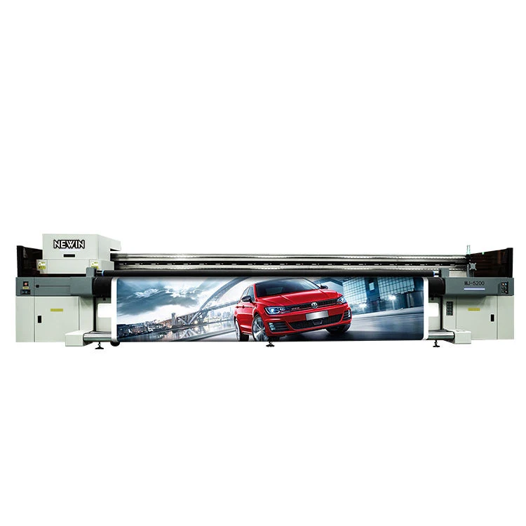 Chinese factory 5.3 meters mixed large format banner poster inkjet industrial digital UV printer