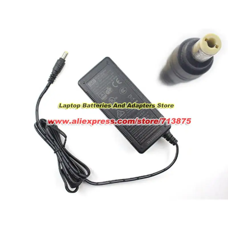 Genuine GVE GM60-240275-F AC Adapter 24V 2.75A 66W Power Supply for SEMACON S-2500 CURRENCY DISCRIMINAT With 5.5x2.1mm Tip