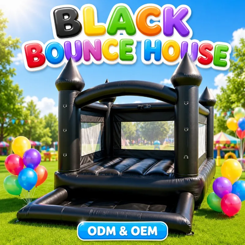 Mini Inflatable Wedding Bounce House, Combo Bouncer Slide Jumping Castle Inflatable Playground for Party Event Decoration