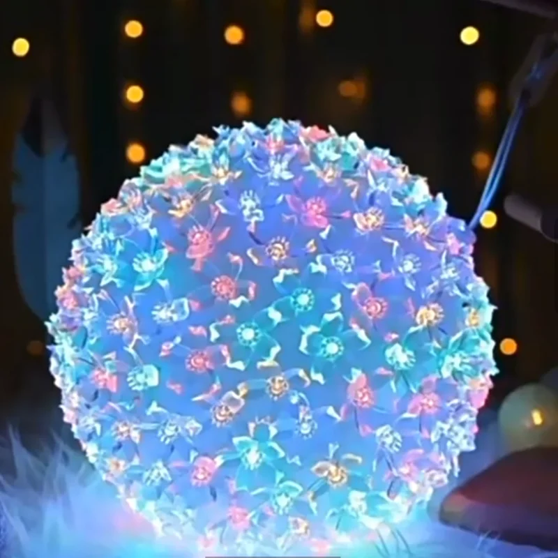 LED Cherry Blossom Ball Lamp Christmas Lighting Festival Decoration Project Christmas Tree Lamp LED Ball Lamp Decoration Lamp