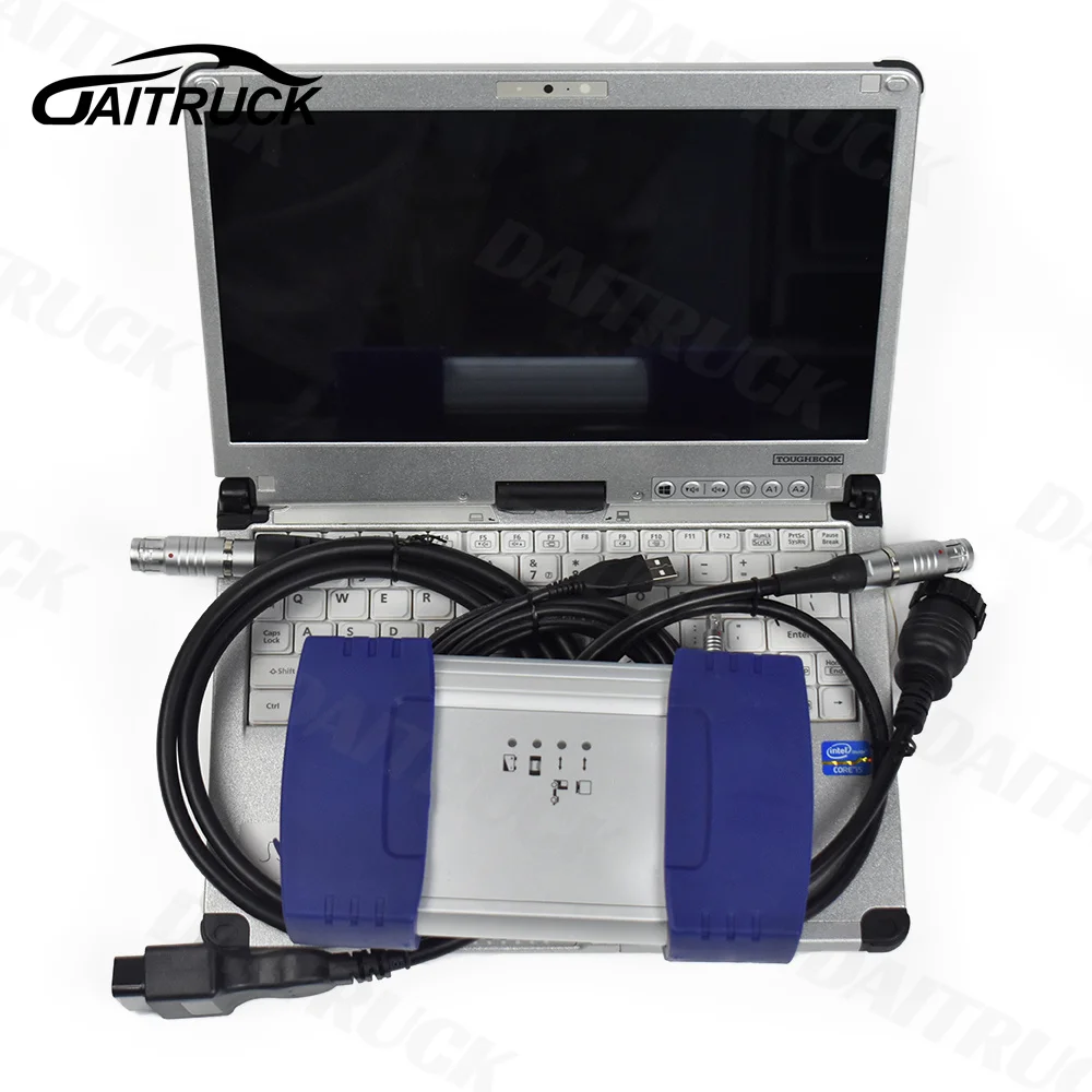 For DAF Auto Diagnostic Scanner  Davie for Truck Diagnostic tool VCI5600 MUX + Diagnostic laptop CFC2