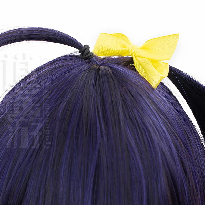 Peluca de Cosplay Takanashi Rikka Anime Love, Chunibyo y otros delirios 30CM pelo sintético resistente al calor pelucas COS para fiesta de Halloween