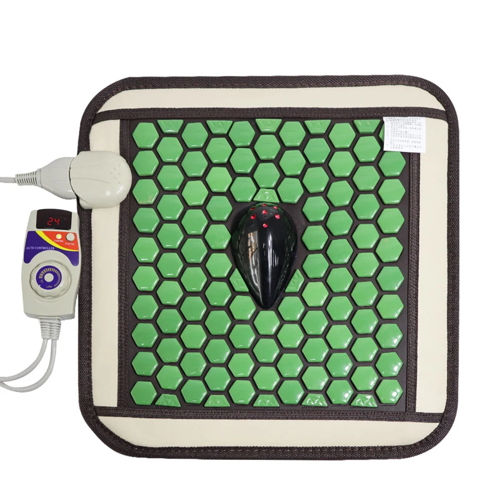 وسادة تدليك لتدفئة عضلات أرضية الحوض، حجر الجرمانيوم الطبيعي، علاج حراري بالأشعة تحت الحمراء، استرخاء العضلات العميقة #1