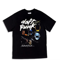 Daft Punk T Shirt Cotton High Quality Men Breathable University Classic Vintage Top Tees Colorful Grunge Y2k Harajuku Trendy