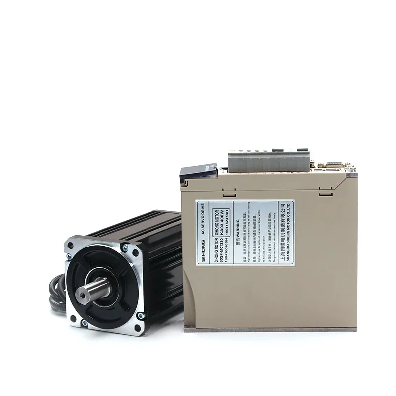 2025 Siheng Motor Sihong Factory 750W 220Vac 3000rpm 80mm 3phase 2.39nm AC Servo Motor and Driver for Laser Engraving Machine