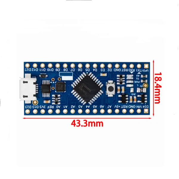 ATMEGA4808 UPDI Downloader Module, Compatível com Nano Every Controller, Nova versão