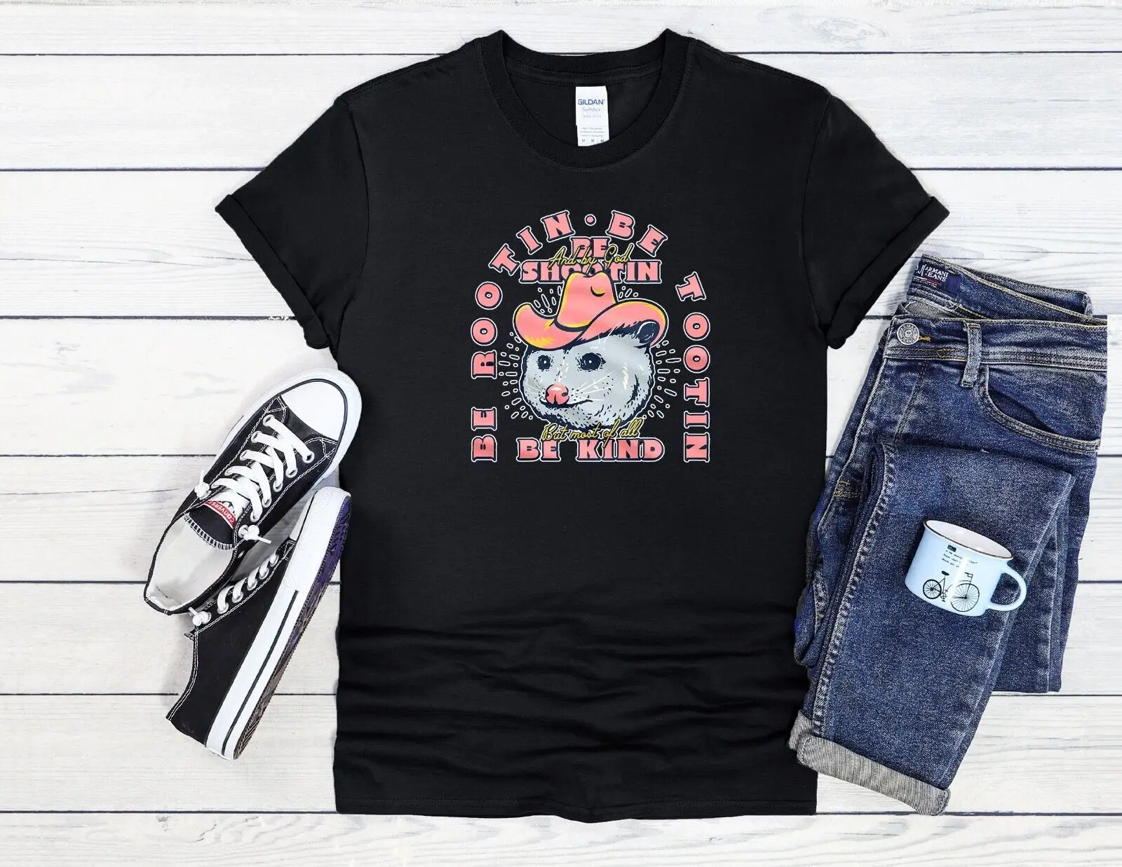 Be Rootin Tootin But Bag Baseball T Shirt Top 3711