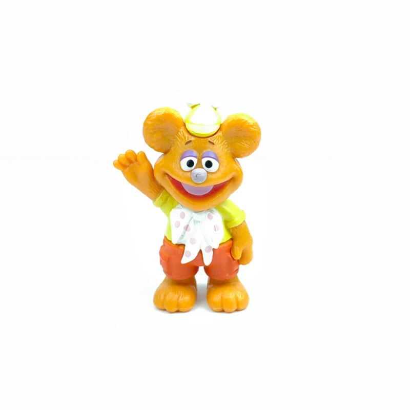 Disney Junior Sesame Street Muppet Babies Anime Characters Miss Piggy Kermit Animal Fozzie Mini Figure Model Collectible Gifts