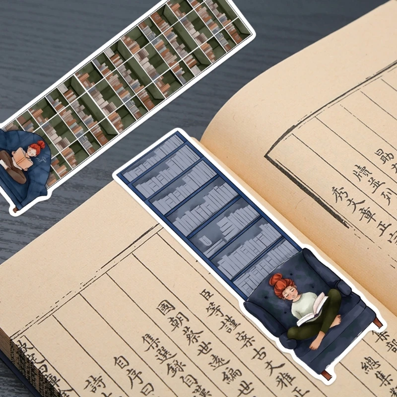 30 Sheets Rak Buku Bookmarks Halaman Penanda Membaca Bookmarks Membaca Persediaan