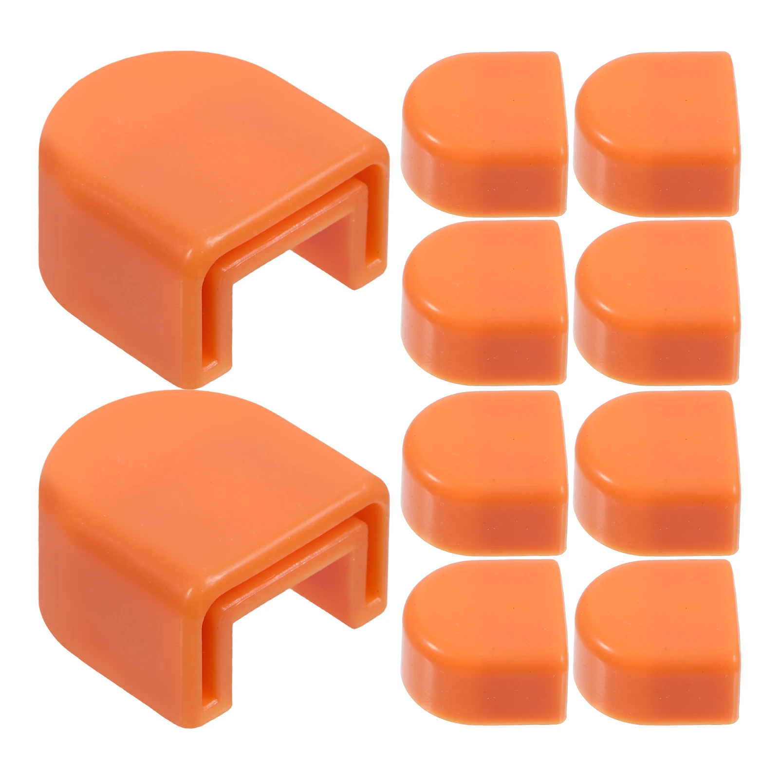 

10 Pcs Hanger Protective Covers Plastic Anti Slip Caps Round Hanger Replacement Shoulder Guards
