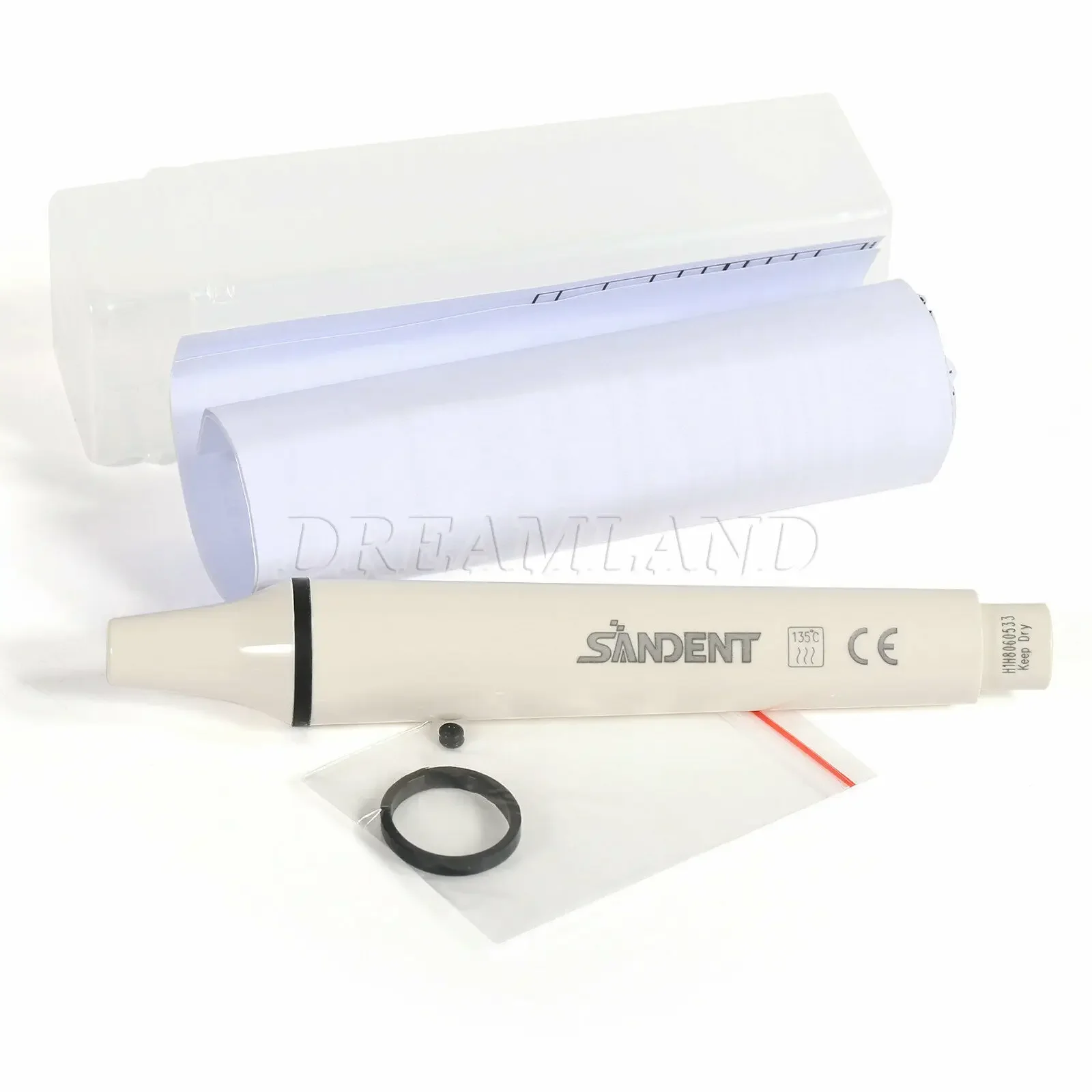 Dental Piezo Ultrasonic Scaler Handpiece Detachable For Woodpecker EMS Cavitron Tip 135℃