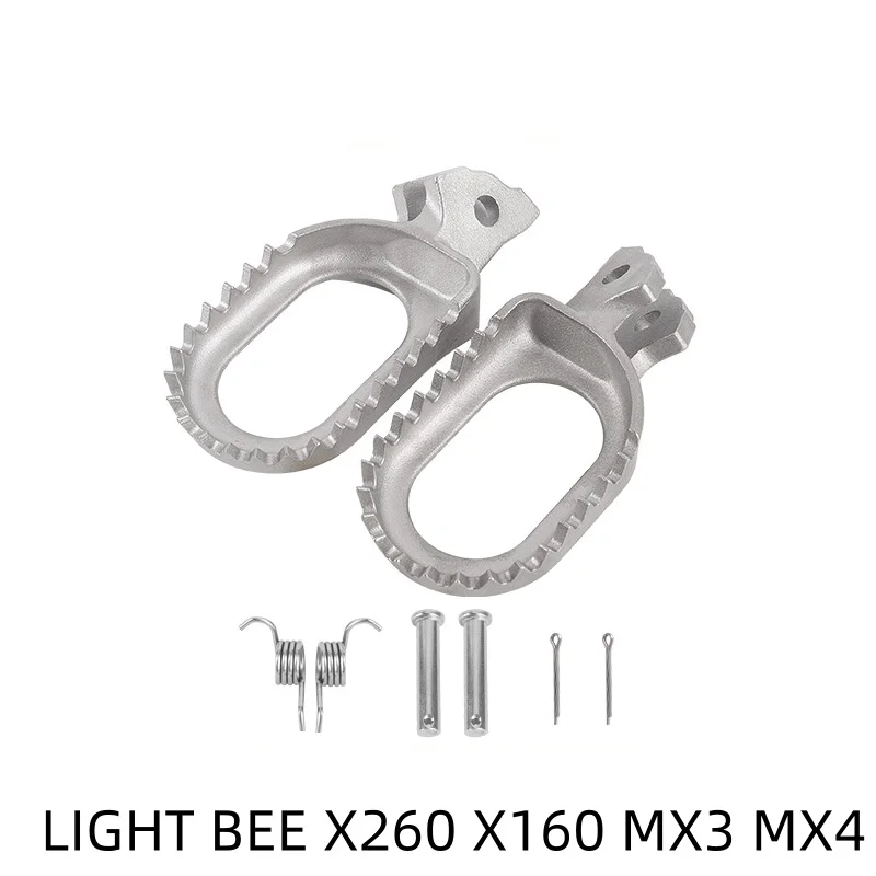 

Off-Road Motorcycle Cast Steel Footrests Pedals Modification Light Bee X Light Bee S Segway X260 X160 Talaria Sting Mx3 Mx4