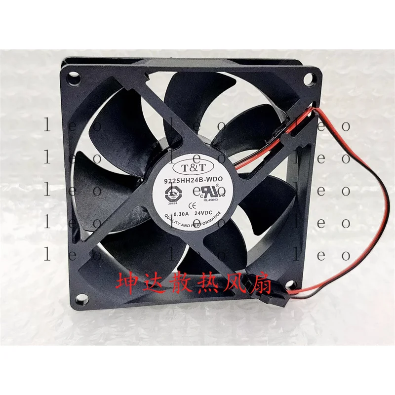 

Вентилятор охлаждения DD 1 шт. для T&T Fan 9225HH24B-WDO, DC 24V 0.30A, 9225, 9 см, 2-проводной