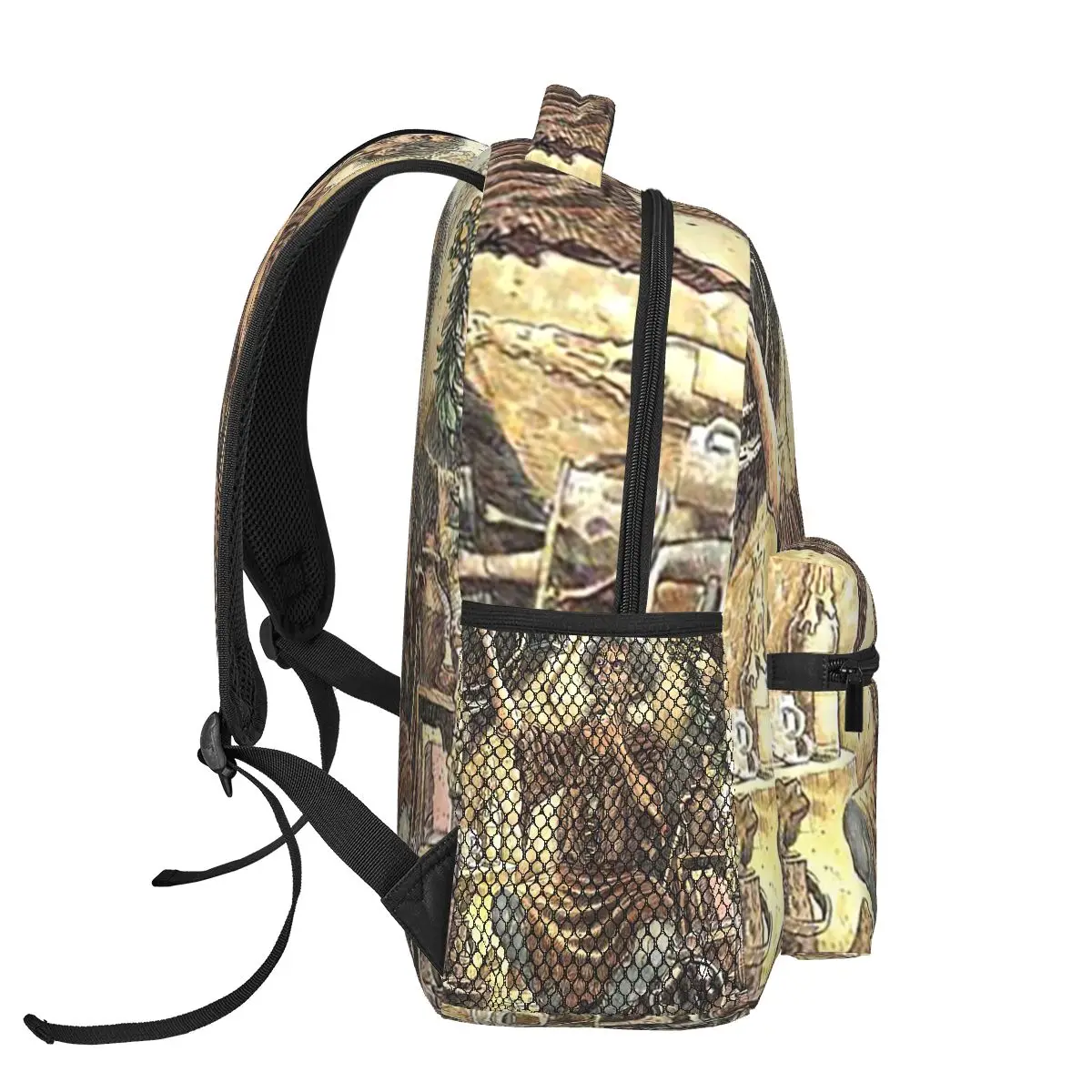 حقائب ظهر Catweazle للأولاد والبنات حقيبة كتب للطلاب حقائب مدرسية كارتونية للأطفال حقيبة كتف بسعة كبيرة