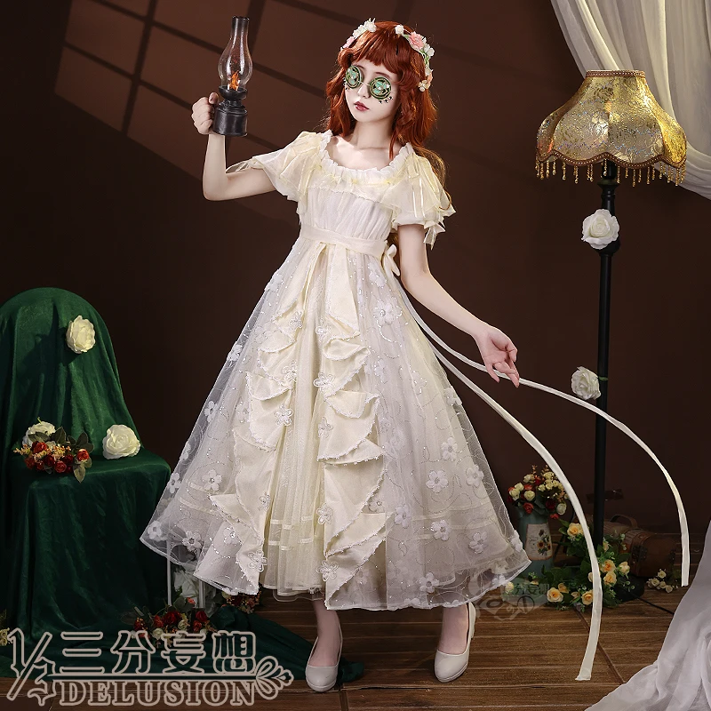 Games Identity V Little Girl Memories Cosplay Costume Eurydice Role Play Uniform Halloween Carnival Party Lolita Outfit Props