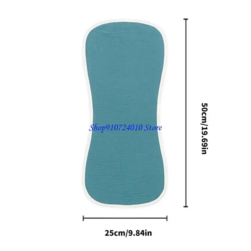 77HD 3 قطع من قماش التجشؤ للأطفال مصنوع من القطن يسمح بمرور الهواء، منشفة وجه مريحة للتسيل اللعاب