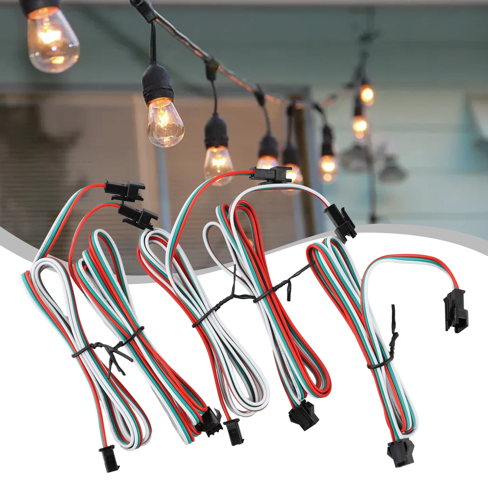 

Connection Extension Cable Home WS2812B For LED Strips For WS2811 Male Female Models Wire 1Meter 3 Pin 3.3ft 5Pcs