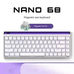 NANO68 PRO Original Madlions Mechanical Keyboard Magnetic Switch RGB Hotswap 8000HZ RT 0.01mm DSK MT Gamer Esports Keyboard