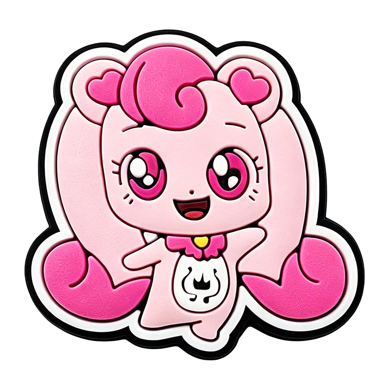 17-100pcs Cute Cartoon Anime Shoe Buckle Accessories PVC DIY Sandal Shoes Charms Clogs Pins Decor Woman Christmas Party Gift - view 6