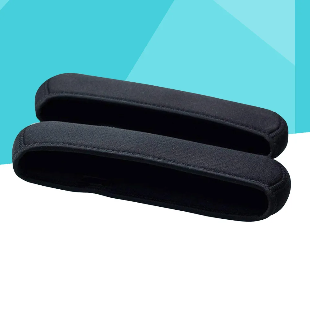 

2pcs 1 Pair Large Black Chair Arm Rest Pad Neoprene Office Home Use Arm Elbow Pain Relief Support Cushion For Chair