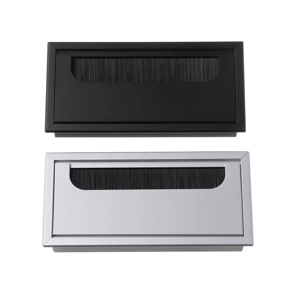 1Pc Office Table Cable Fastener Wire Hole Cover Practical Computer Grommet Line Box With Buckle Line Cable Clamp Hardware