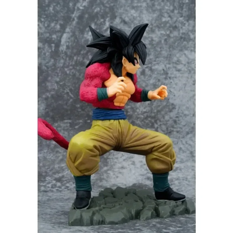 In Stock Bandai Dragon Ball Super Saiyan 4 Son Goku Explosive Battle Ultimate Evolution Collaboration 4th Anniversary Model Toy